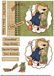 Gardening Dad or Granddad Quick Card