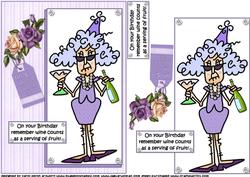 Stella Gets Her Daily Fruit Quick Card