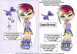 The Teen Diva and Late Night Snacks Quick Card