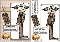 Gus is Getting Older Quick Card