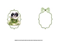 The Shih Tzu is My Cup of Tea Insert