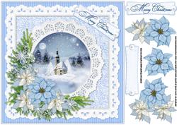 8x8 Ice Blue Christmas
