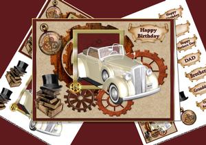 Steampunk Vintage Car Mini Kit