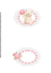 Beary Cute Roses with Love Insert