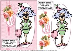Stella and Her Hour Glass Figure Quick Card