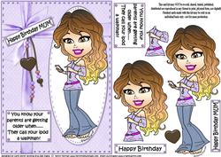 The Teen Diva Sends Birthday Wishes for Mum