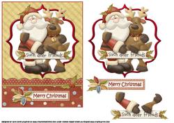 Deer Friends Christmas Quick Card