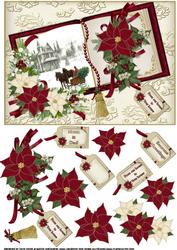 Christmas Book Scene Cranberry