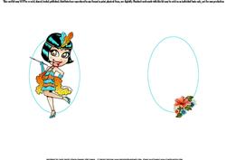 Frieda Flapper is Fabulous Orange/blue Insert