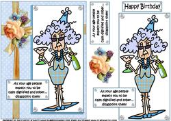 Stella Dissappoints People Quick Card