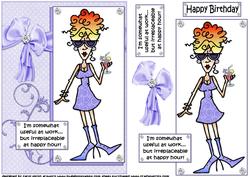 Rita and Happy Hour Quick Card