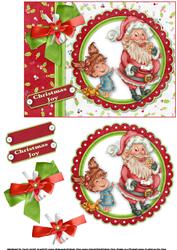 Santa Just Got Busted Quick Card