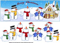 Snowman Fun Large Dl