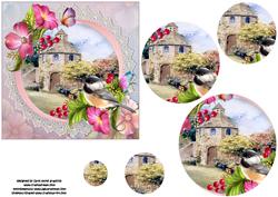 Dovecote Cottage with Winged Friends Pyramid