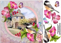 8x8 Dovecote Cottage with Winged Friends