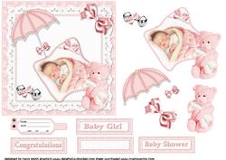 New Baby Girl Lace and Pearls