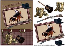 The Birthday Cow Poke One for the Men