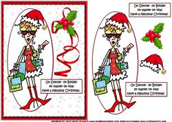Rita is Christmas Shopping Quick Card