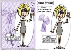 J.j is a Classy Drinker Quick Card