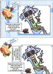 Stella Washes Her Mouth Out Quick Card