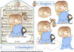 Angel Anya Shaped Christmas Topper