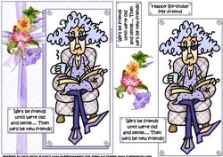 Stella Happy Birthday Friend Quick Card