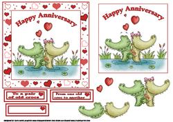 Happy Anniversary from One Old Croc to Another