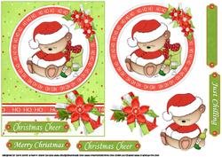 Christmas Cheer Bear Quick Card