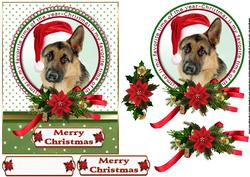 German Shepherd Christmas Wishes
