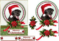 Black Lab Christmas Wishes