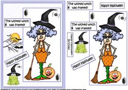Stella Wicked Witch Halloween or Birthday Quick Card