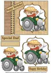 Tractor Ted Quick Card