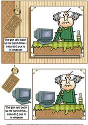 Gus and His Hard Drive Quick Card