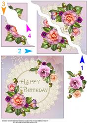 Happy Birthday Camellias Side Stacker
