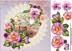8x8 Rose Cottage with Camellias