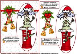 Stella and the Christmas Post Man Quick Card