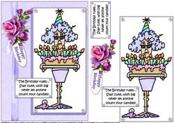 Stella with Her Birthday Rules Quick Card