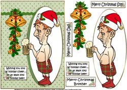 Bert Sends Christmas Wishes Quick Card