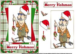 Merry Fishmas Quick Card