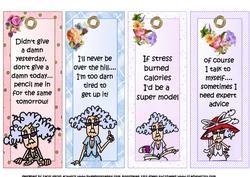 Collection Four Stella Themed Bookmarks