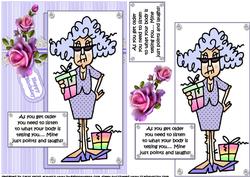 Stella Listens to Her Body Quick Card