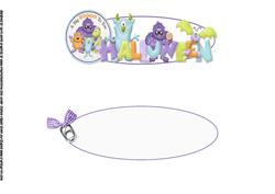 Boo to You Halloween Large Dl Insert