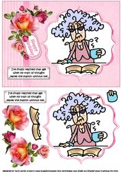 Stella Has Lost Her Train of Thought Quick Card