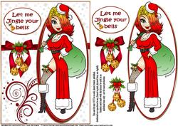 Mrs Claus Wants to Jingle Your Bells Quick Card