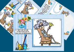 Stella and House Cleaning Mini Kit with Insert and Bookmark