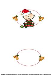 Yipee I'm Out Christmas New Baby Insert