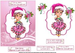 A Special Daughter Writes to Santa Quick Card