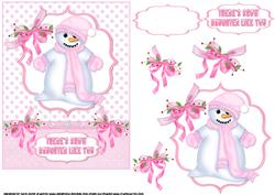 There's Snow Daughter Like You Christmas Quick Card