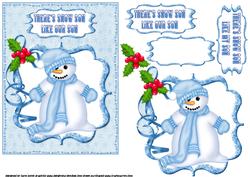 There's Snow Son Like Our Son Christmas Quick Card