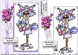 Stella a Recycled Teenager Quick Card